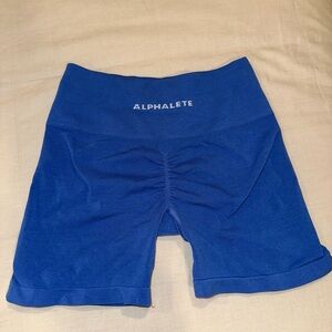 Alphalete Women's Blue Amplify Shorts